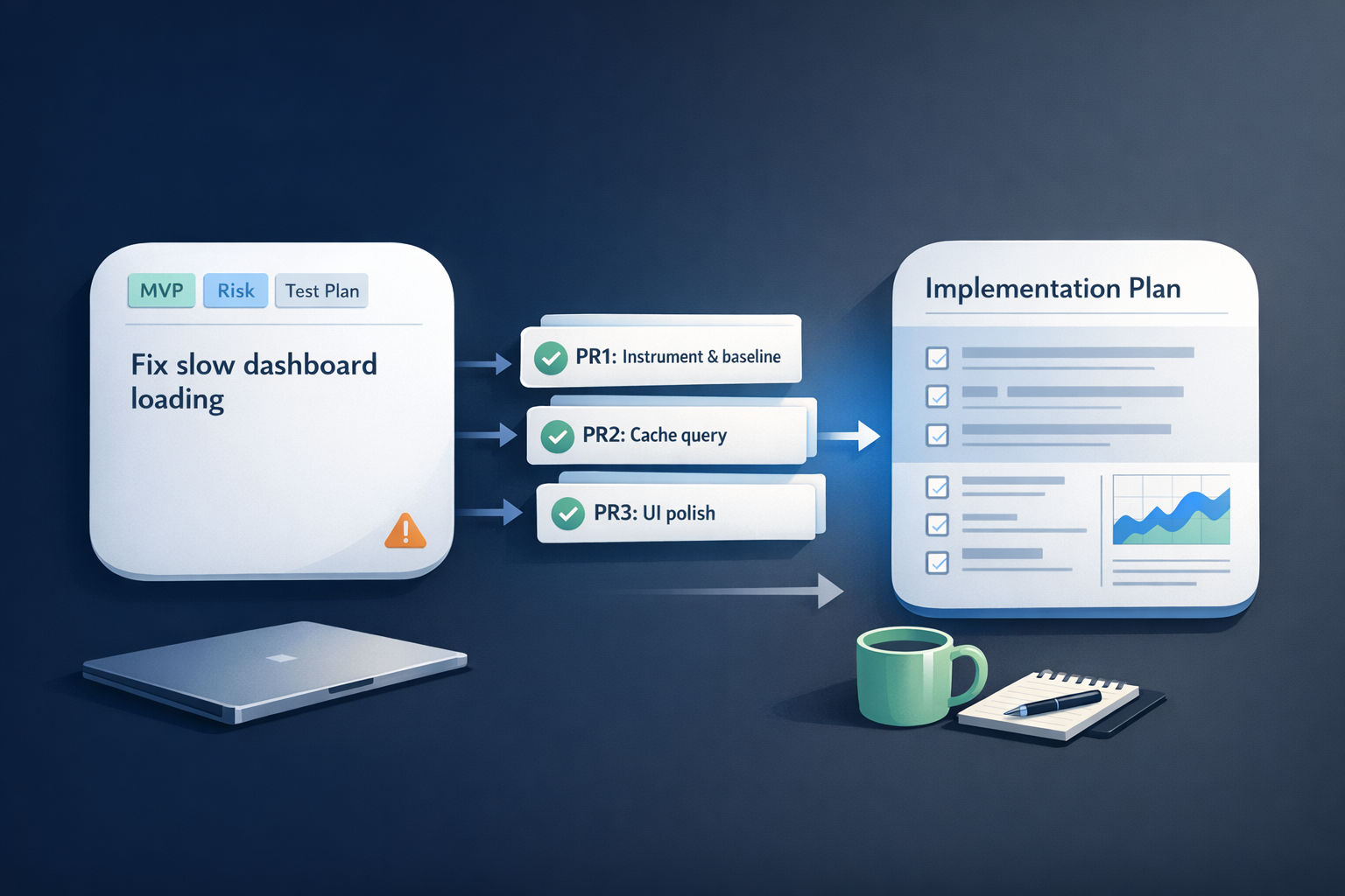 From Vague Tickets to Clear Plans