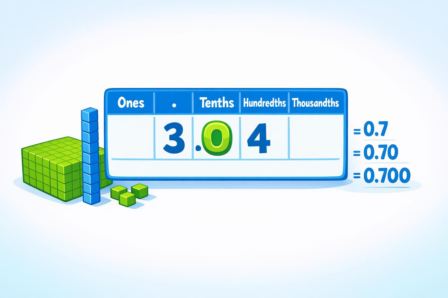 Read, Write, and Expand Decimals