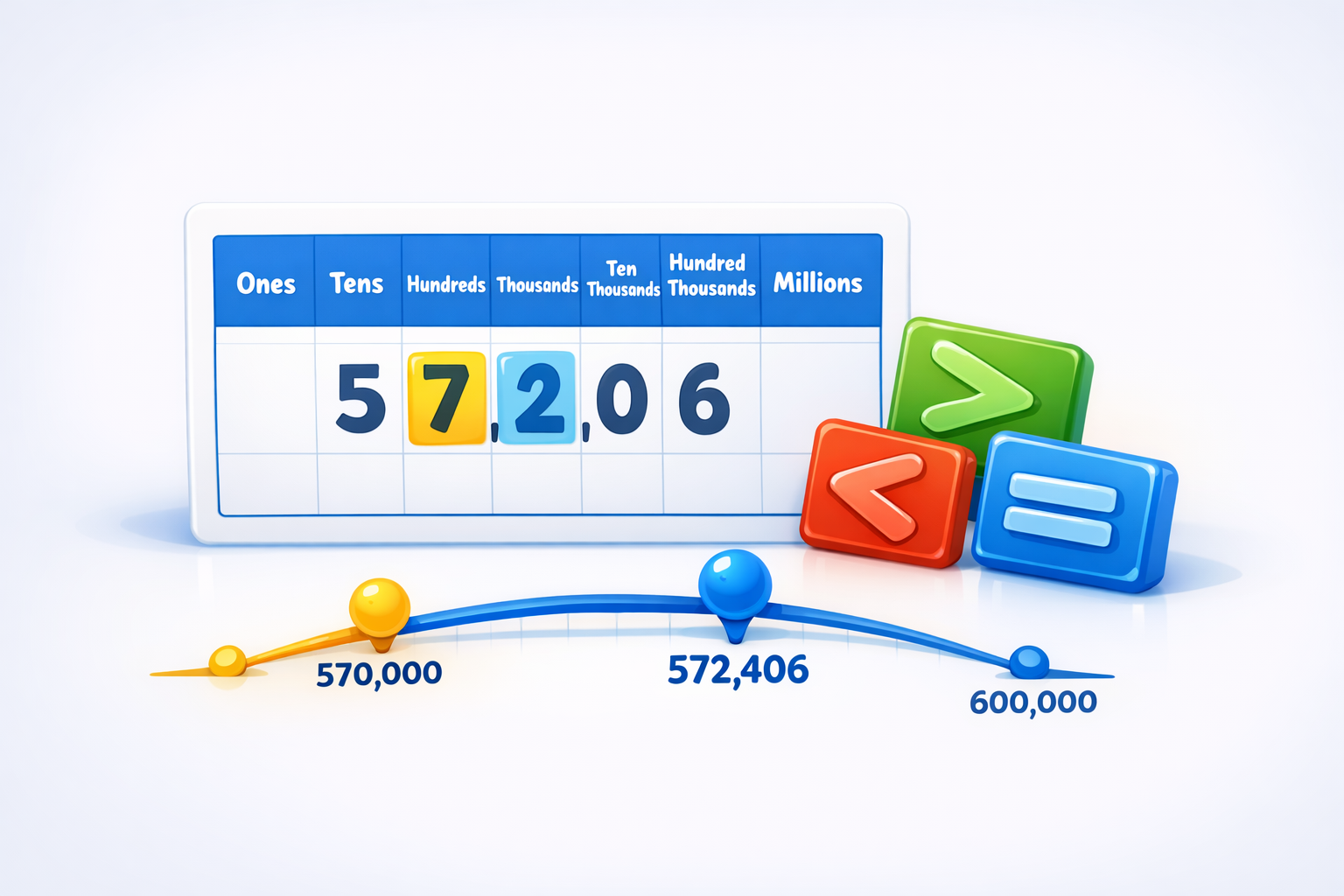 Place Value, Compare, and Round Numbers